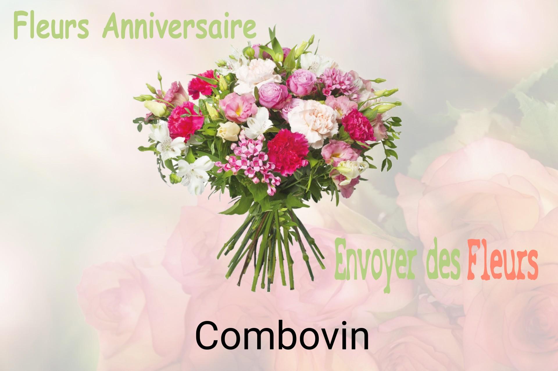 Bouquet de fleurs d’anniversaire livré à Combovin