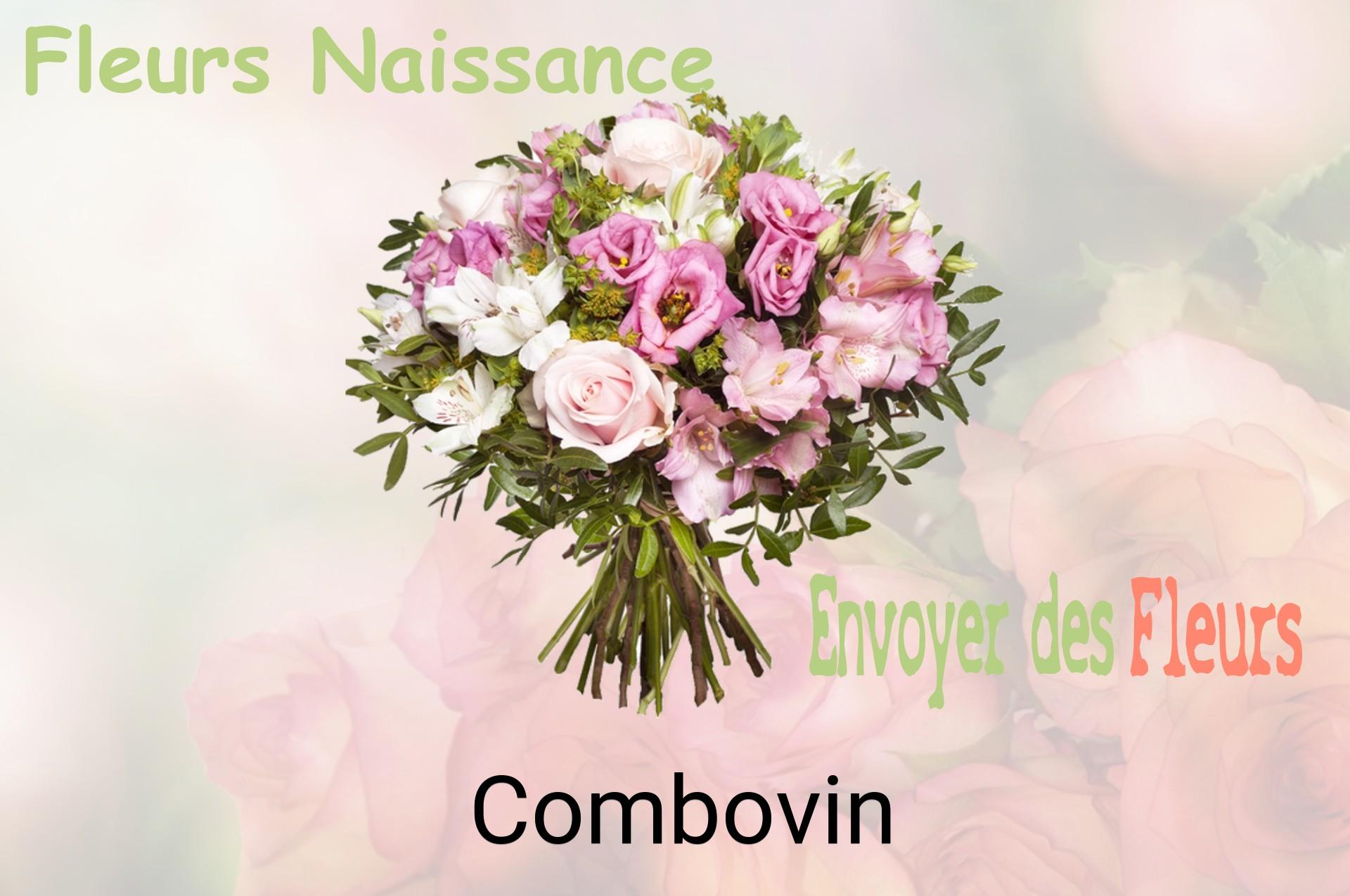 Bouquet de fleurs de naissance livré à Combovin